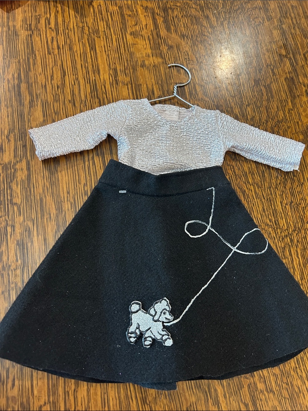Poodle skirt & top